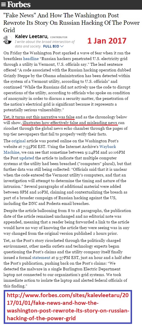 https://www.forbes.com/sites/kalevleetaru/2017/01/01/fake-news-and-how-the-washington-post-rewrote-its-story-on-russian-hacking-of-the-power-grid/