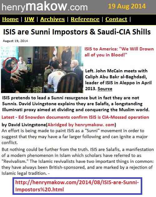 https://www.henrymakow.com/2014/08/ISIS-are-Sunni-Impostors%20.html